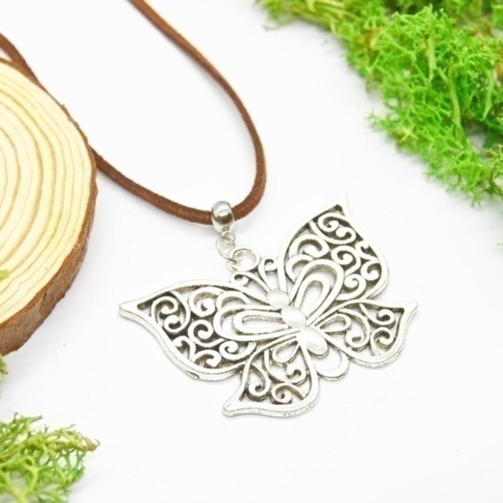 Large Butterfly Necklace